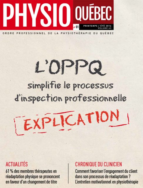 Physio-Québec Printemps / été 2016